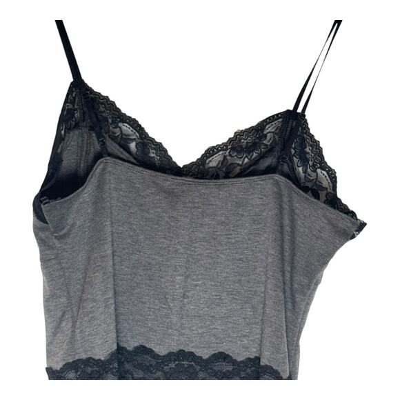 Women's Candies Vtg Gray Lace Fairy Core Camisole top XL NWT - Picture 9 of 10